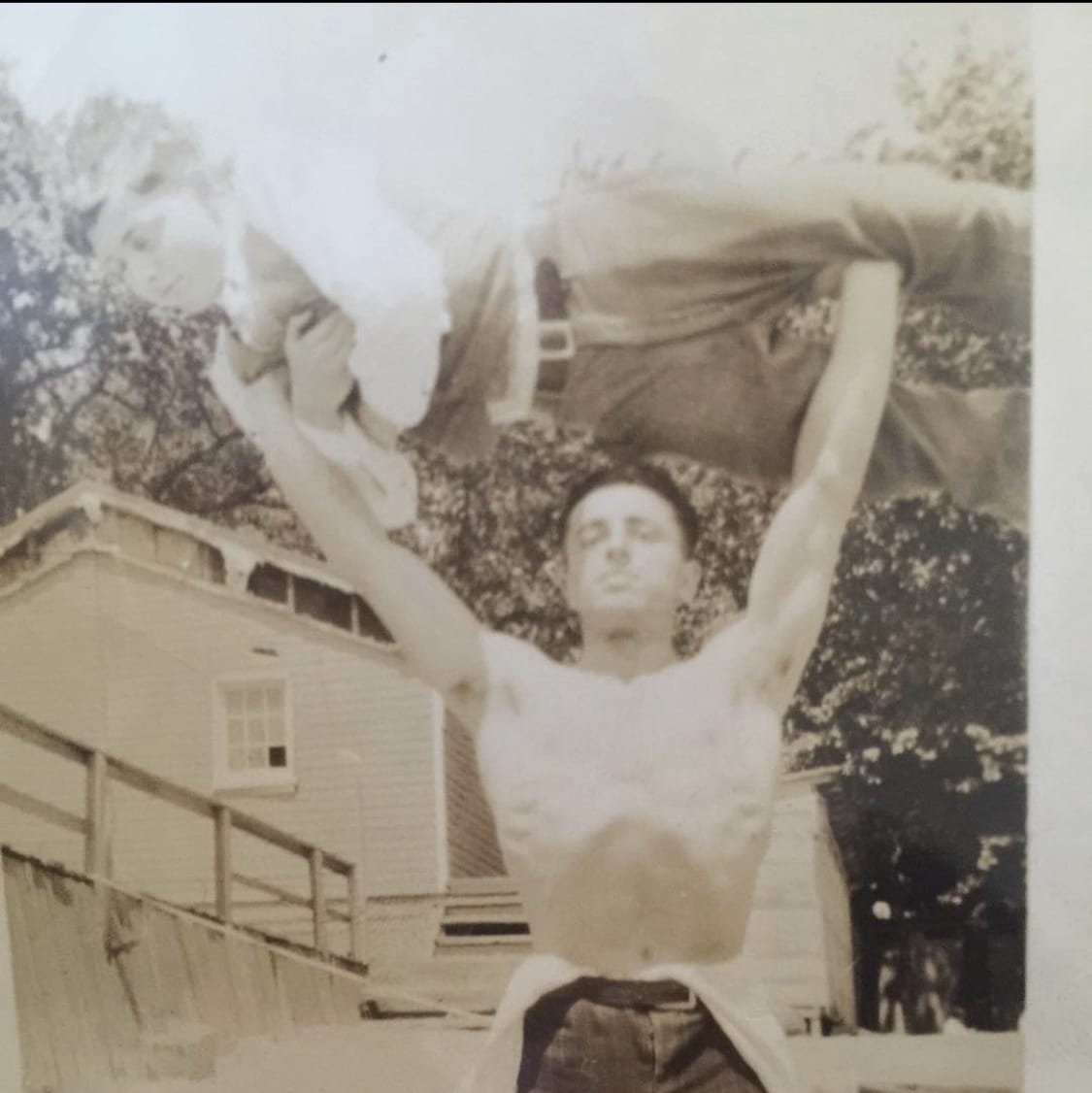Frank Working Out